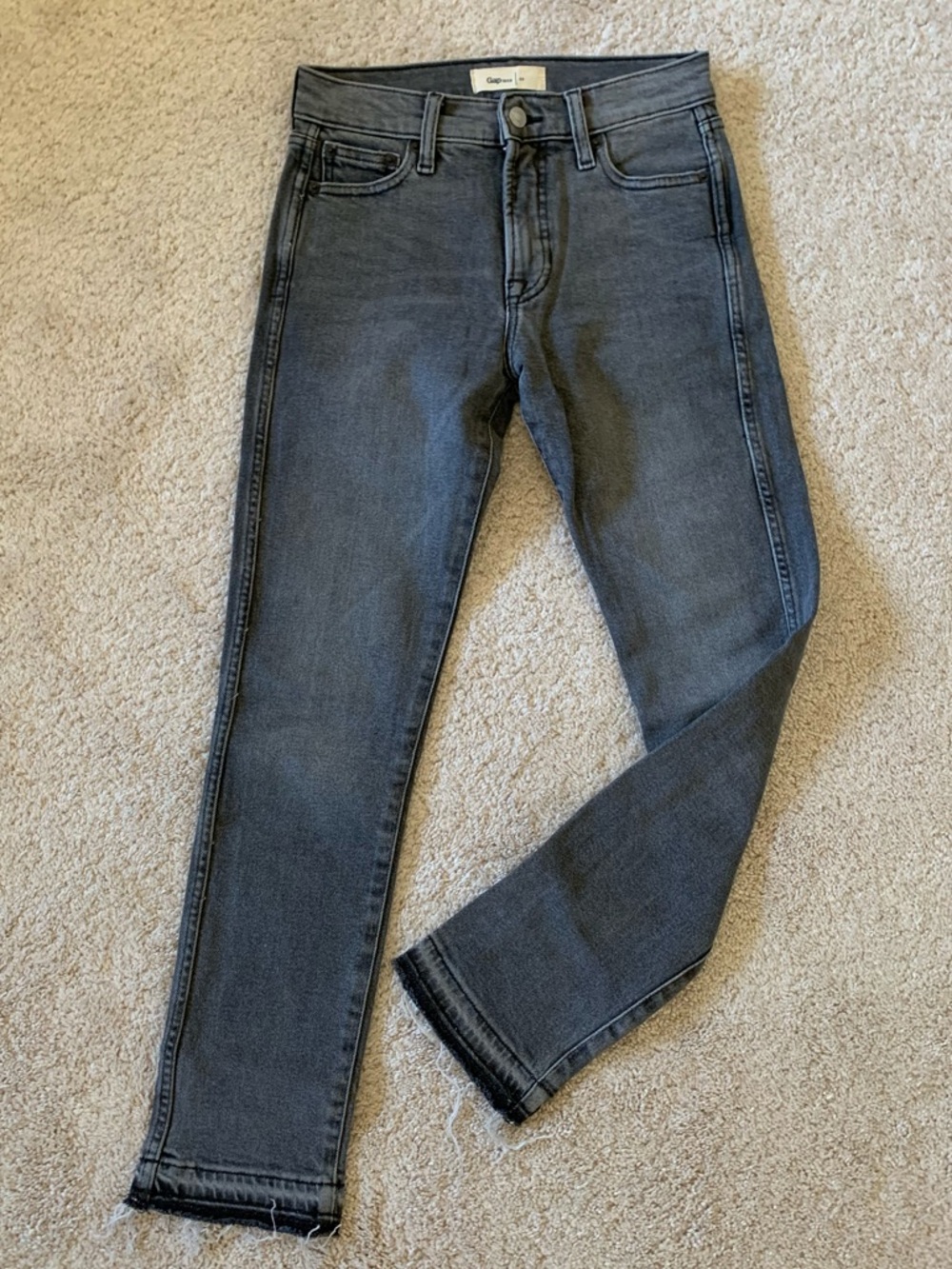 {GAP} Skinny Jeans with Raw Hems